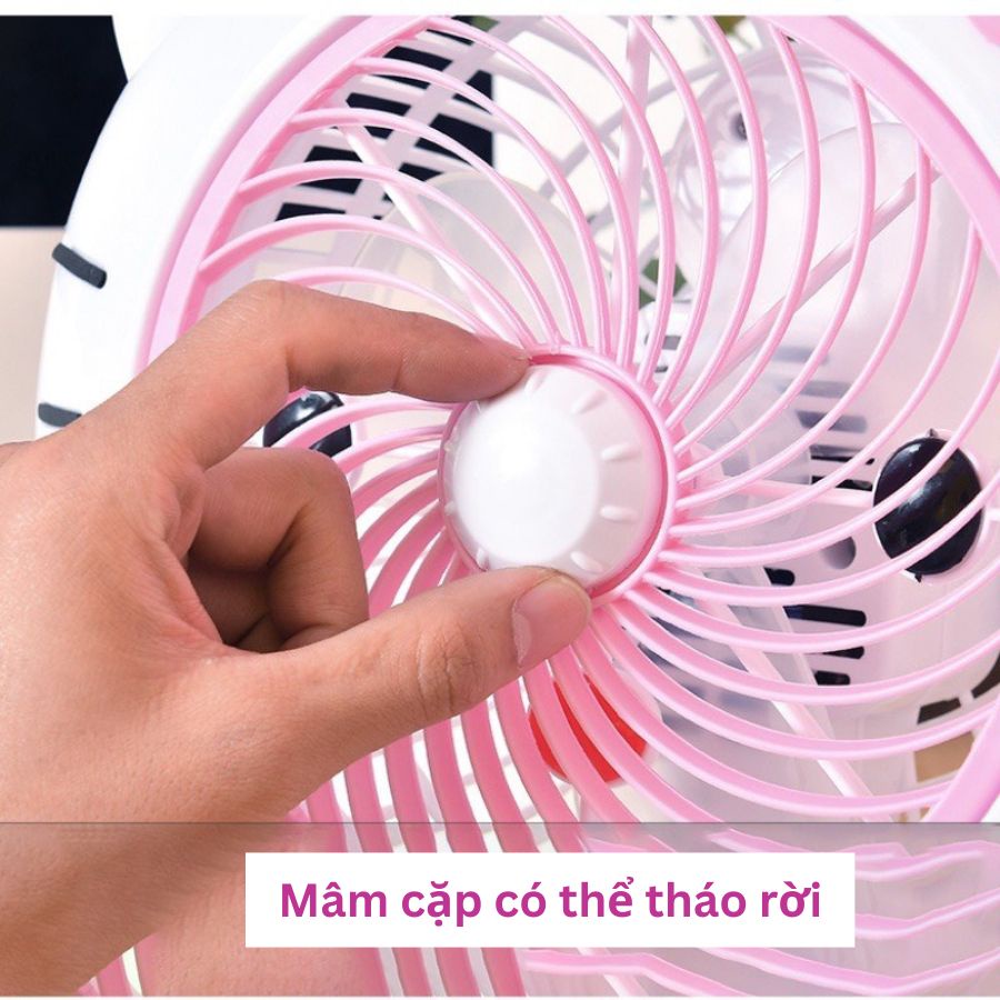 Quạt Mini, Quạt Mini Hình Thú Để Bàn Cắm Điện Văn Phòng Cực Đáng Yêu