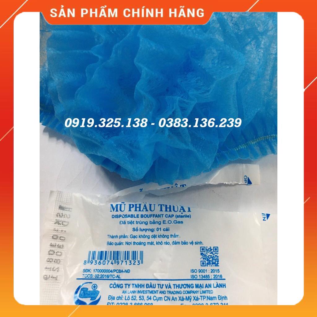 50 cái Mũ chụp đầu y tế tiệt trùng - An Lành
