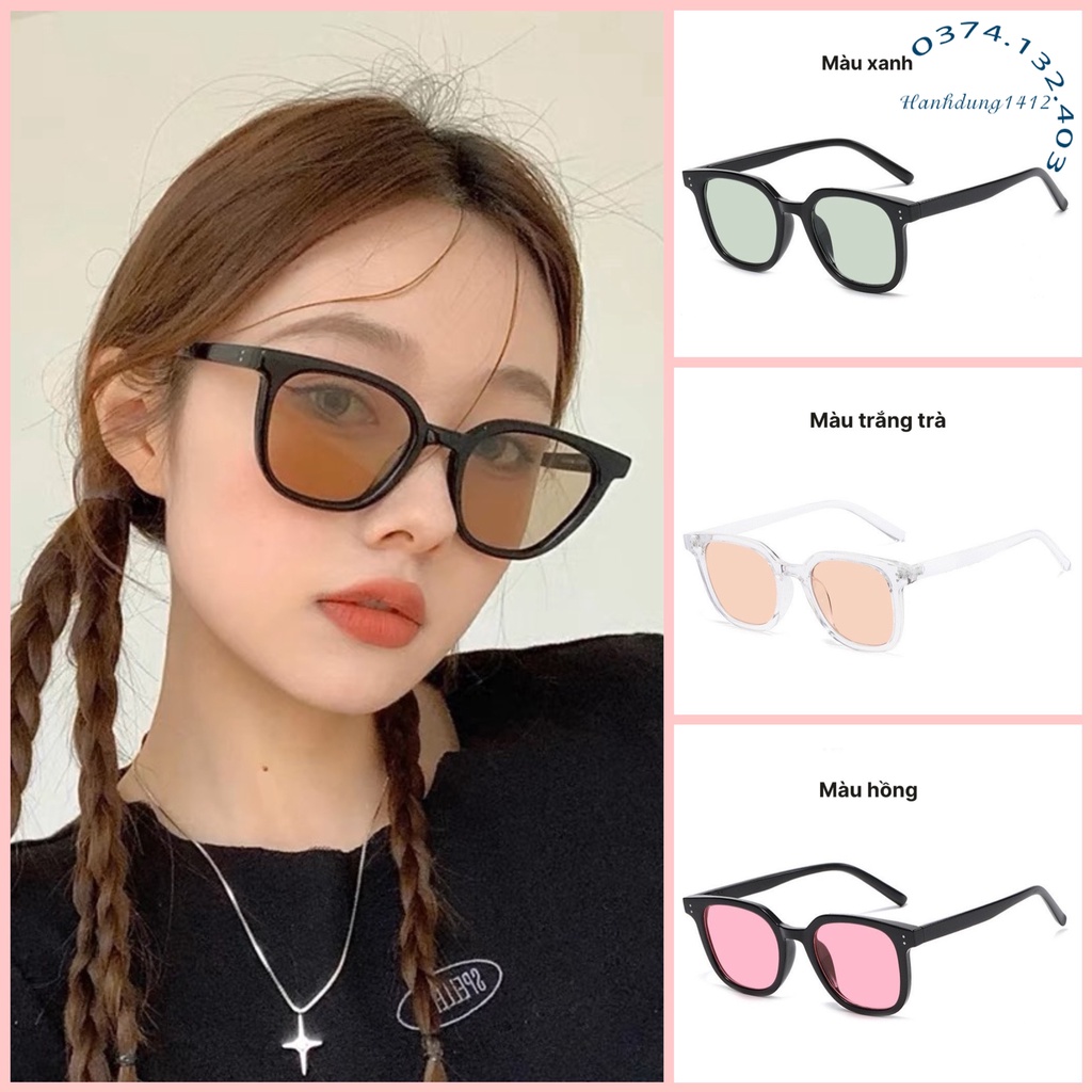 [SẴN] Kính Râm Đi Biển✨MỚI 2023✨ Kính Mát Chống Nắng Tia UV400 Gọng Nhựa Thời Trang Nam Nữ Cá Tính Hàn Quốc 202