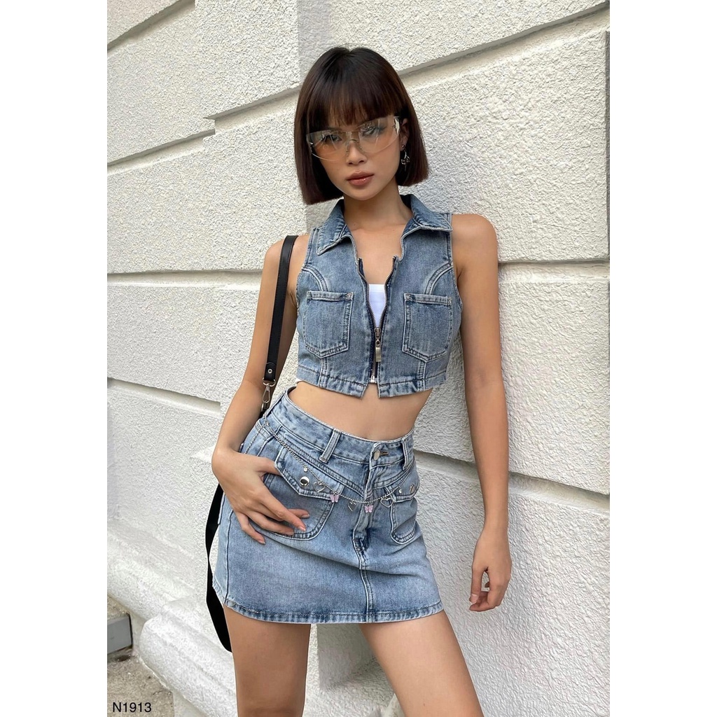 Set jean 2 món chuẩn mẫu