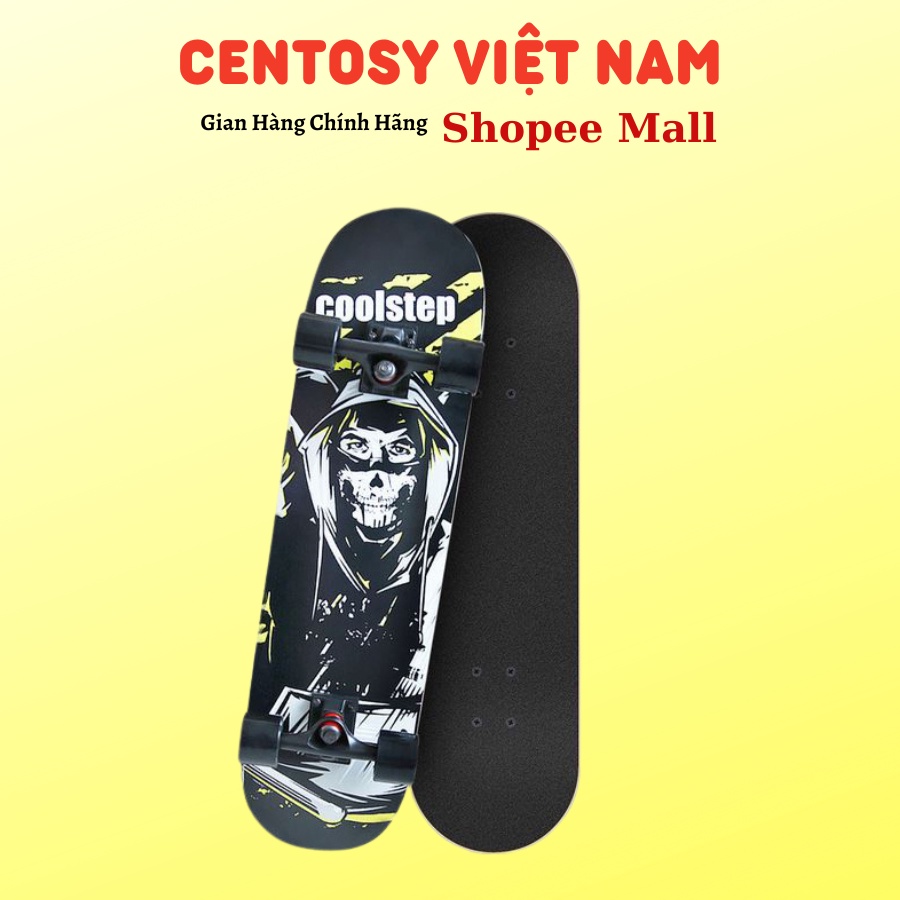 Ván Trượt Centosy Skate board 1100-12, Ván Trượt Họa Tiết Cá Tính Cao Cấp, Cam Kết Chính Hãng