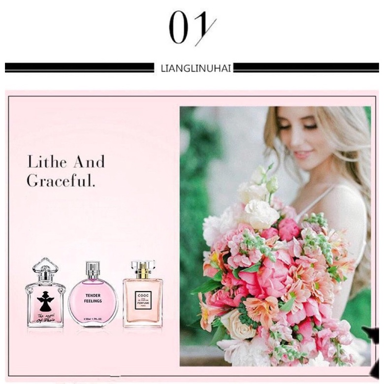 Quà Tặng Set 3 Chai Nước Hoa Cao Cấp Buttery Girl Hương Thơm Nhẹ Nhàng, Cuốn Hút, Ngọt Ngào