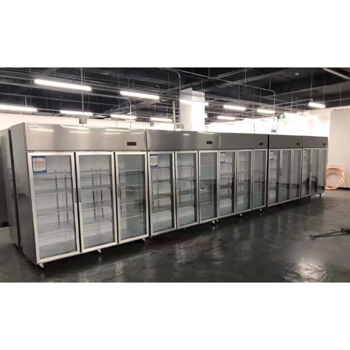 Tủ mát inox 3 cánh kính 1250L