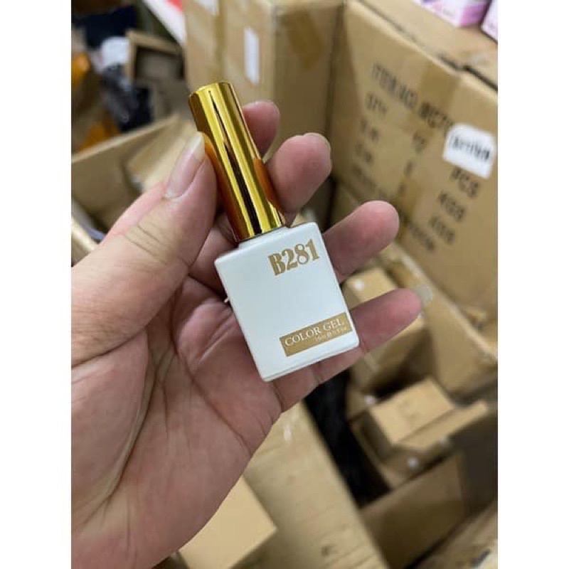 Sơn gel B281 trắng sữa, sơn trắng sữa, sơn đặc - mina nail