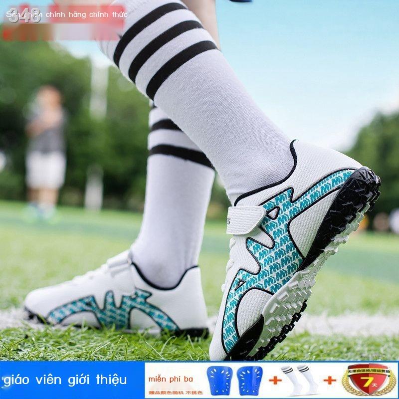 【2023】❇Giày bóng đá trẻ em đinh gãy dài nam học sinh tiểu và trung cơ sở người lớn 10-12 tuổi chống trượt tập luyện mài