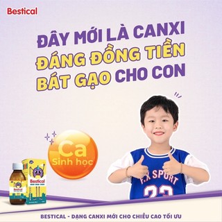 Canxi sinh học Bestical cho bé 120ml