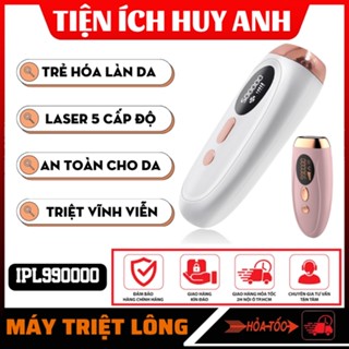 Máy Triệt Lông Toàn Thân Vĩnh Viễn IPL990000 - Máy triệt lông cầm tay mini - Triệt lông toàn thân bằng Laser - BH 1 năm