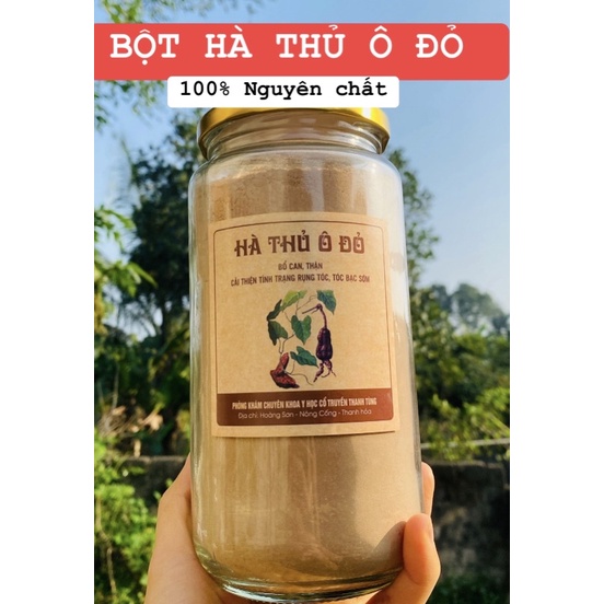 Bột hà thủ ô đỏ nguyên chất