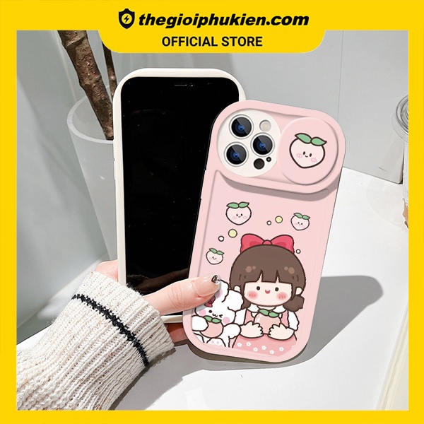 Ốp lưng iphone nắp trượt che camera em bé cute dành cho ip 6/6s/7/8/x/xr/xs/11/12/13/14/pro/max/plus/promax - sc2018