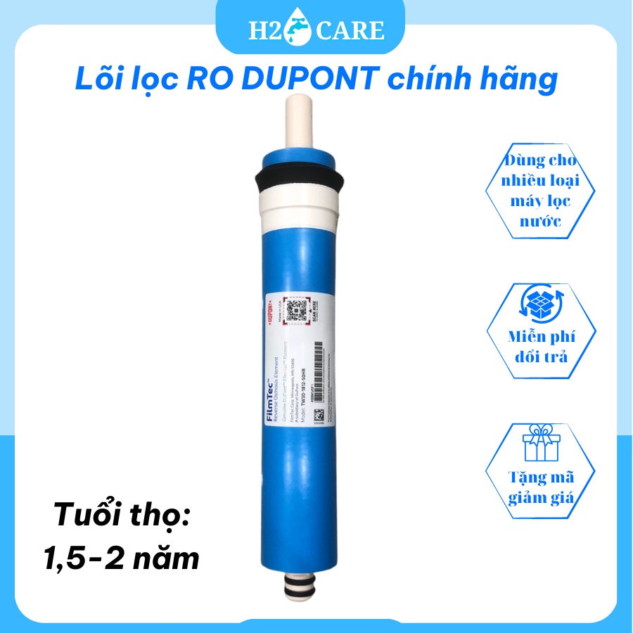 Lõi lọc số 4, màng lọc RO, lõi lọc RO máy lọc nước Dupont Filmtec