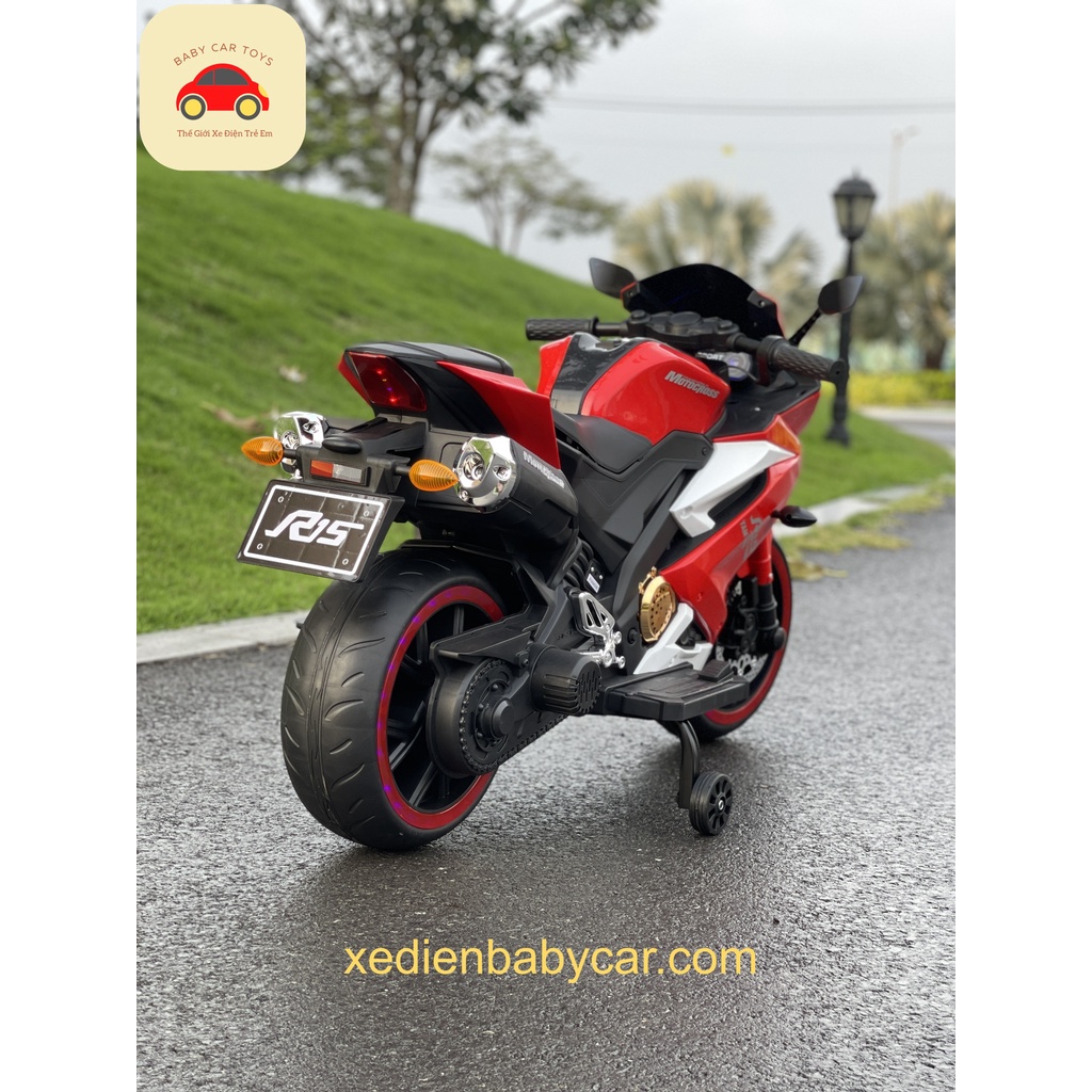 Xe máy điện trẻ em R15, Tay ga, bánh đèn