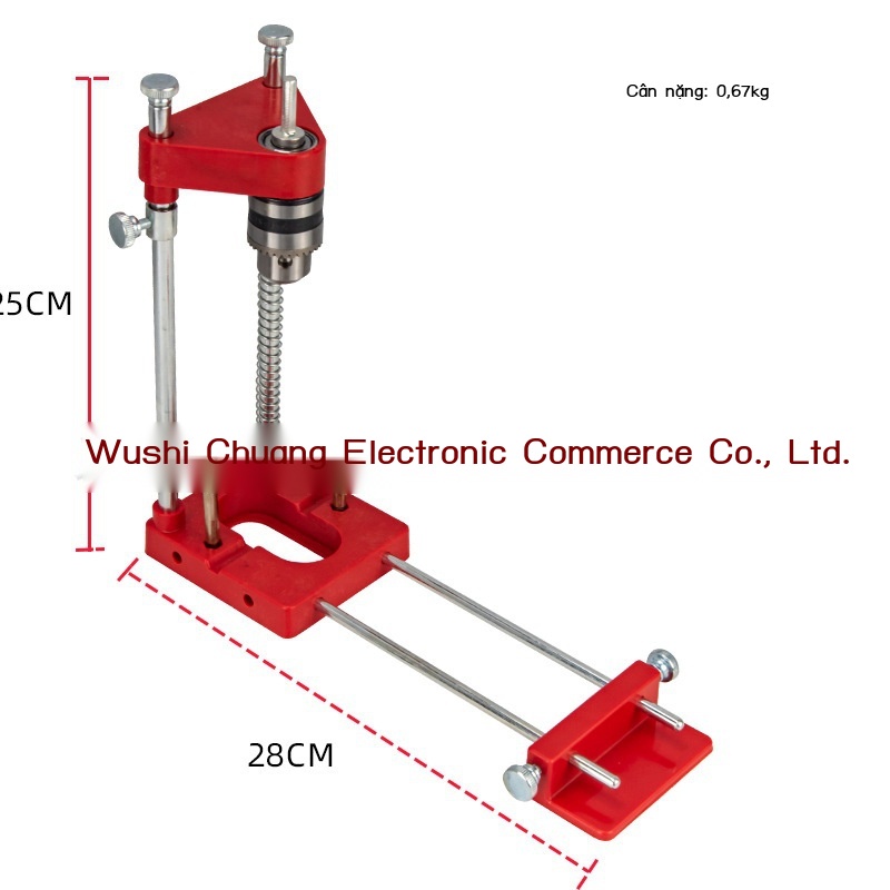 Hợp Kim Nhôm Cầm Tay Máy Khoan Điện Chân Đế Di Động Định Vị Mini Bàn Nghề Mộc Tất Cả Loại