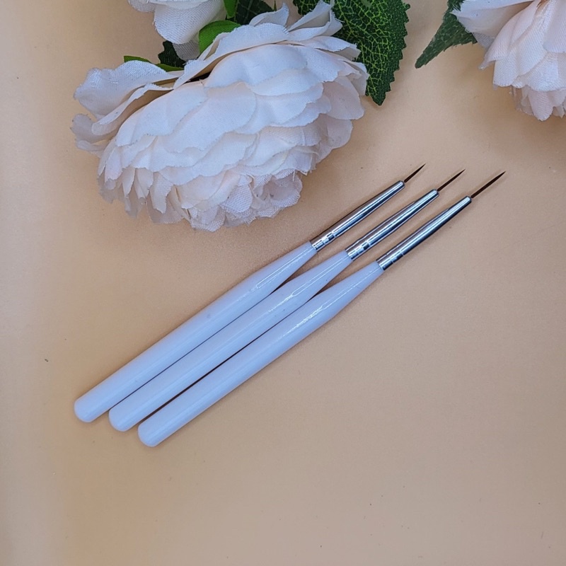 Cọ nét bộ 3 cây size 1-2-3mm làm móng