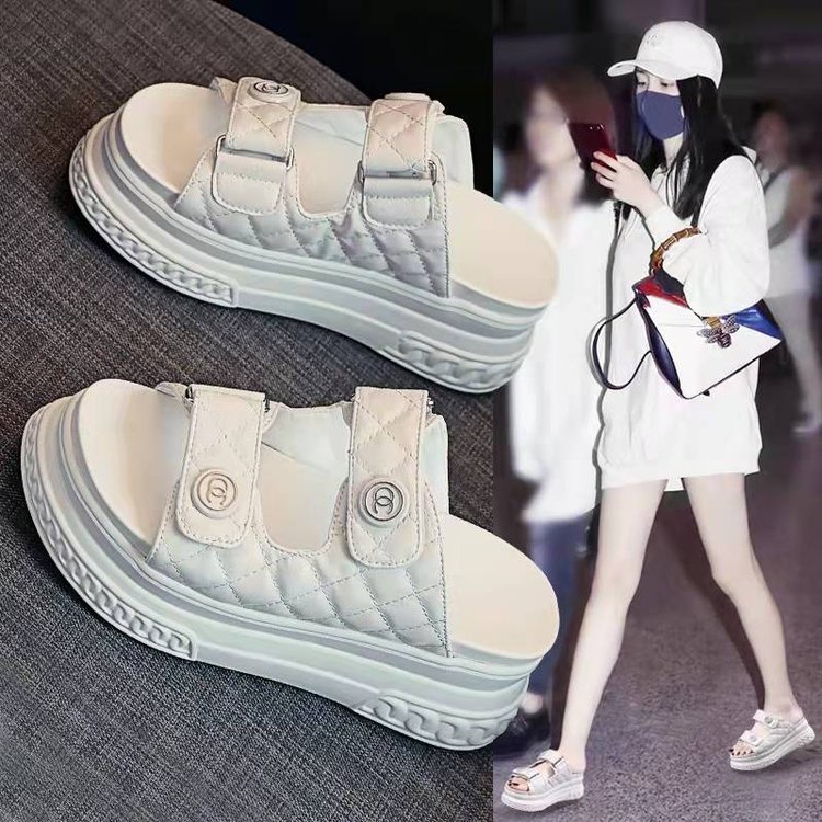 Dép siêu nhẹ, dép tămg chiều cao QUEEN SHOES hàng loại 1 full box MS A11