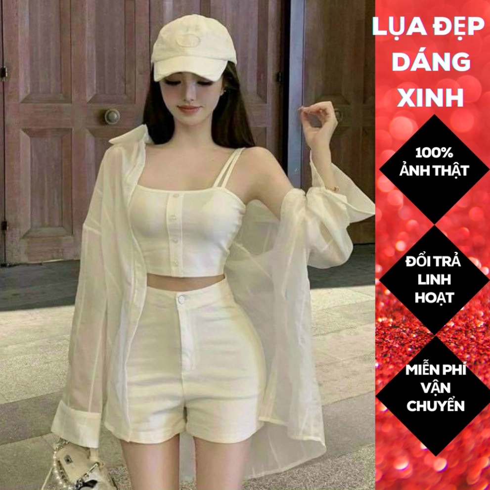(Fom: <55kg) Sét 3 Món Đi Dạo Đi Chơi Cực Chất JL21