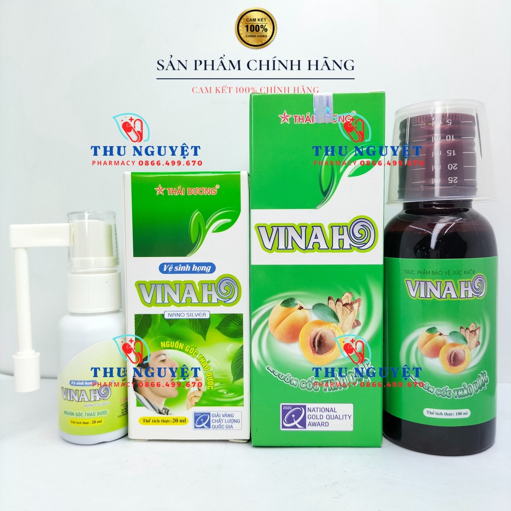 VINAHO Sao Thái Dương - Hỗ trợ bổ phế, hỗ trợ làm giảm các chứng Ho gió, ho khan, ho có đờm, Ngăn ngừa ho, viêm họng