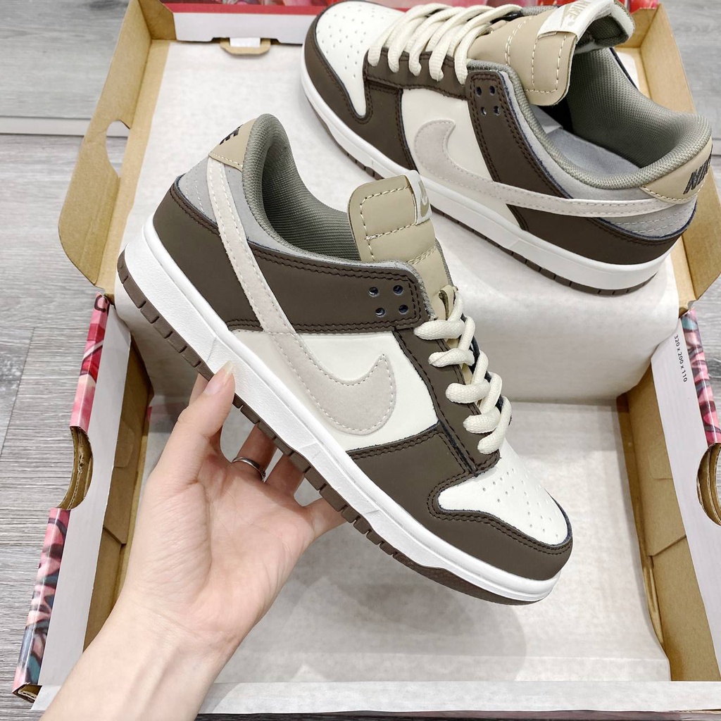 Full box+quà tặng🎁Giày sneaker sb dunk low otomo katsuhiro nâu da lộn thể than nam nữ
