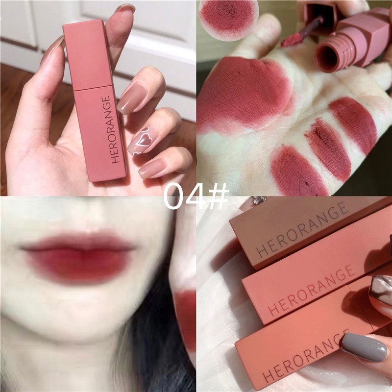 Son kem lì Herorange vuông lùn Chính Hãng Có ảnh shop chụp