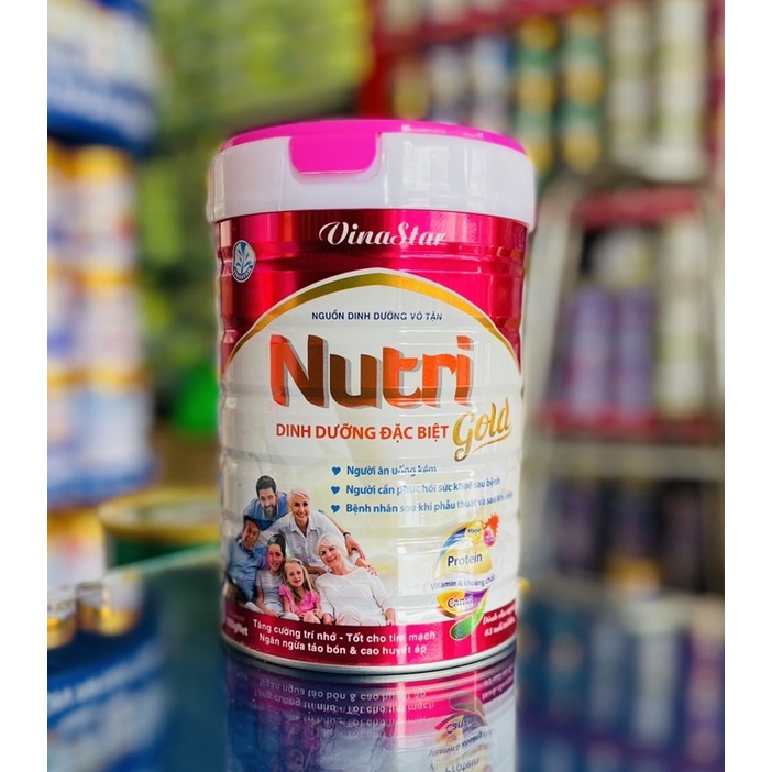 Sữa Bột Nutri Gold Dinh dưỡng cho người lớn (900g)