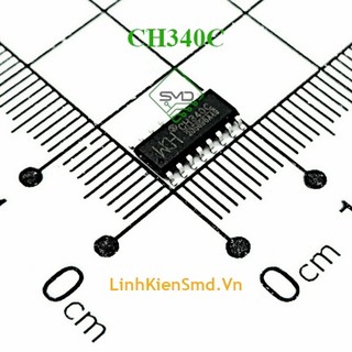 Ch340c ic usb to serial 2mbps sop-16