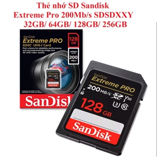Ảnh chụp [ 32GB/ 64GB/ 128GB/ 256GB] Thẻ nhớ SD tốc độ 200MB/s Sandisk Extreme PRO (U3 - V30) SDSDXXY tại TP. Hồ Chí Minh
