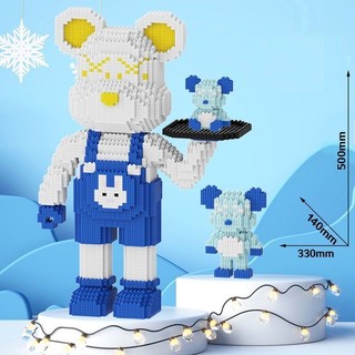 Lắp Ráp Mô Hình Bearbrick Lego Cỡ Lớn Kích Thước 55cm