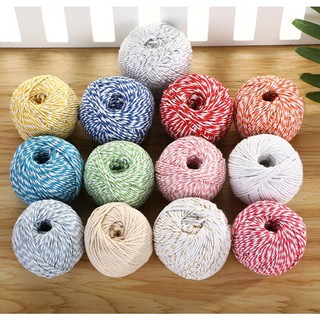 Dây gai, dây thừng màu cuộn 50m