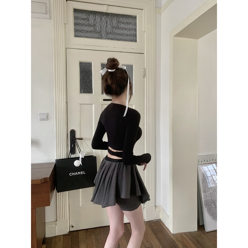 Chân Váy Xếp Ly Lưng Cao Tôn Dáng Thời Trang Cho Nữ