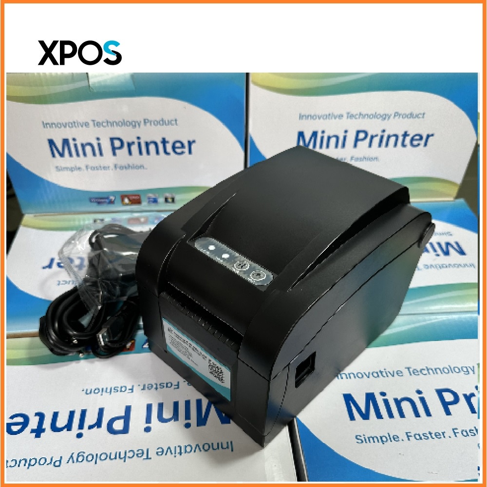 Máy in mã vạch xprinter XP-350B, Máy in hóa đơn TMĐT, Giao hàng tiết kiệm...