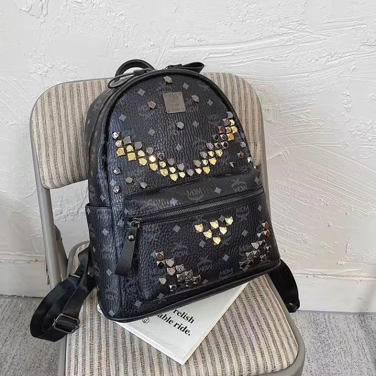 Balo da PU cao cấp chống nước balo thơi trang kích thước 40cm vừa A4