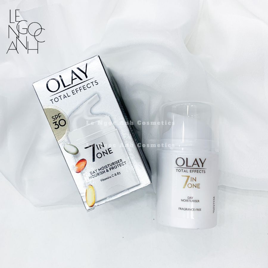 Kem dưỡng Olay Total Effects 7in One Day Moisturiser Nourish & Protect SPF 15 - 50ML