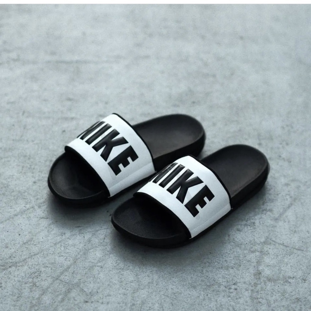 Dép nam NK Offcourt Slides chính hãng, quai ngang, êm nhẹ, thoải mái, chống trơn trượt, Dép Benassi JDI thể thao