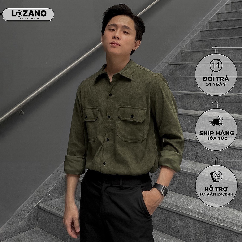 Áo Sơ Mi Nhung Tăm ZARA Chất Liệu Thoáng Mát Form Rộng Dễ Mặc - A3J