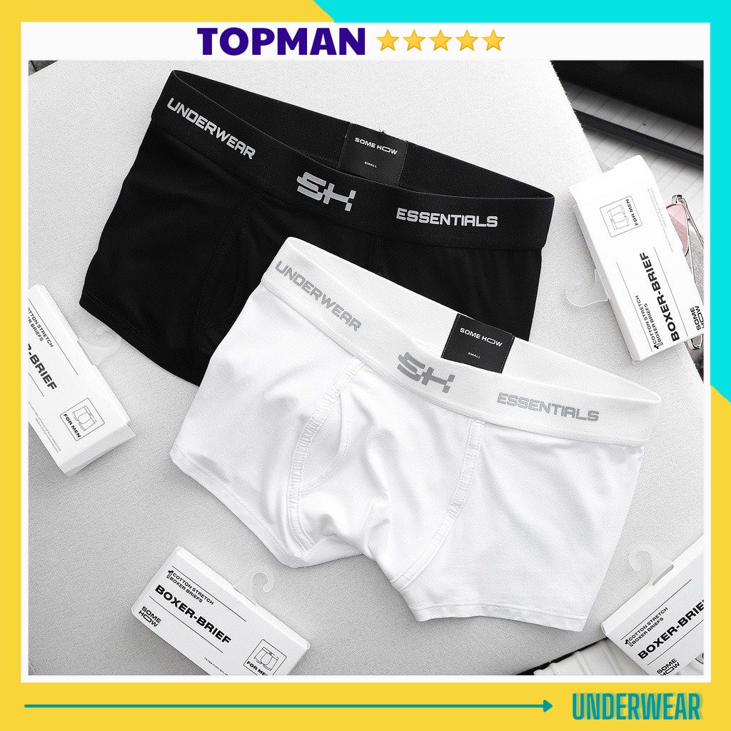 Quần sịp nam bản in SH cao cấp, quần lót nam cạp to chất vải mềm mịn thoáng mát-TOPMAN