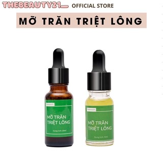 Mỡ Trăn Triệt Lông