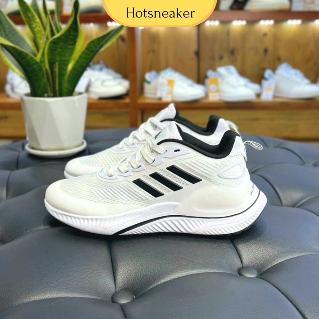 Giày Sneaker Nam Nữ Adidas Alphamagma 2022 Trắng vạch Đen (fullbox + freeship)
