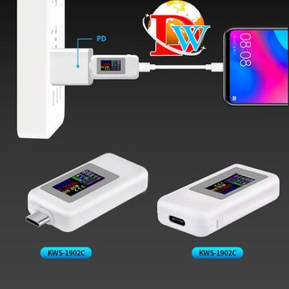 Usb đo dòng - đo áp ,test pin sạc, củ sạc, dung lượng pin kws-v20; kws-mx18 ; kws-1902c