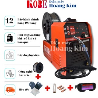 Máy hàn mig 5 chức năng mini kobe mig 3000 pro - cuộn dây 1kg - 5kg - không dùng khí