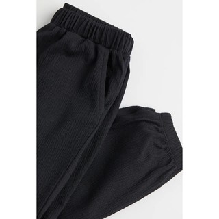 Quần jogger đen mỏng 1088518003 HM H&M_authentic US