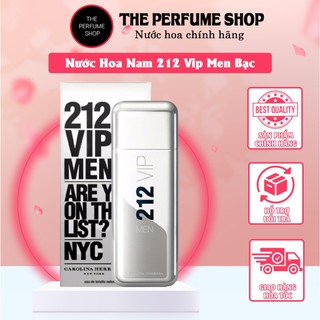 Nước hoa nam the perfume shop - nước hoa nam 212 vip men bạc