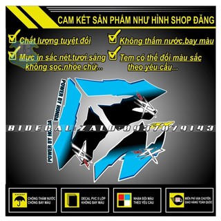 TEM RỜI DIO ZX PHỐI TRẮNG XANH