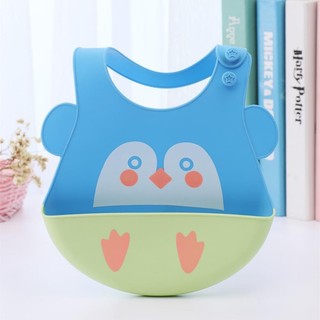 Yếm Ăn Dặm Silicon Loại Đẹp Có Máng Hứng Tiện Lợi Cho Bé Ăn Dặm Sạch Sẽ , Ngon Miệng