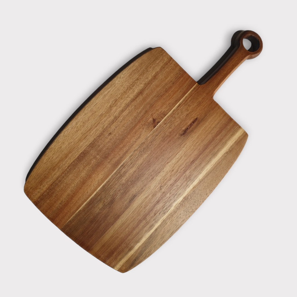 Thớt tay cầm khoen to IBIE để thái chặt và làm khay trưng bày đồ ăn