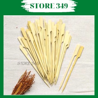 50 -100 Cây Xiên Tre 15cm Không Mắc Tre