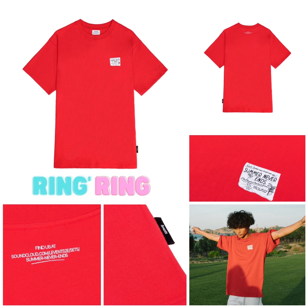 LEVENTS® SUMMER VIBE TEE  𝑠𝑢𝑚𝑚𝑒𝑟-𝑛𝑒𝑣𝑒𝑟-𝑒𝑛𝑑𝑠