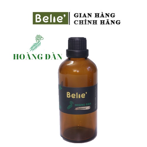 Tinh dầu hoàng đàn- gỗ tuyết tùng làm nước hoa, xông thơm, khử mùi, spa thư giãn 100ml