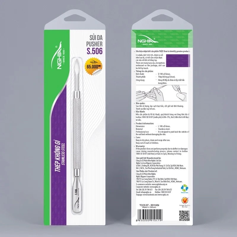 Sủi da Kềm Nghĩa S506