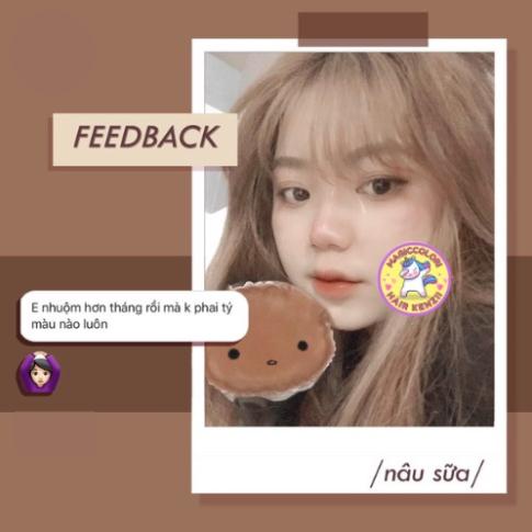 Thuốc nhuộm tóc màu Vàng Mơ - Vàng Tro - Nâu Tây - Nâu Trà Sữa - Nâu Khói Sáng - Nâu Khói Trầm - Xám Khói - Cam Đào