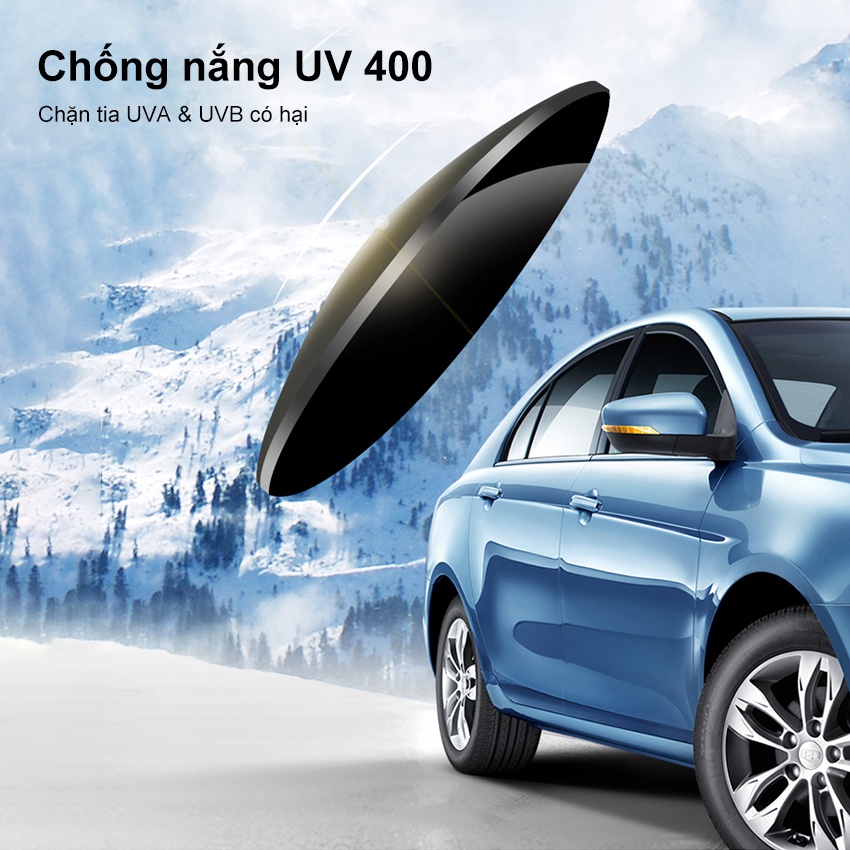 Vocoal Kính mát nam nữ Kính râm chống UV400 thiết kế mắt vuông dễ đeo màu sắc thời trang Kính mát thời trang