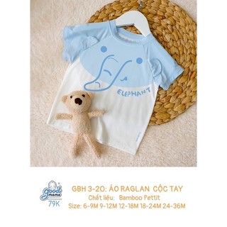 áo, bộ cộc tay Goodmama chất petit